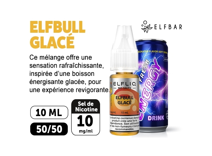 ELFLIQ  ELFBULL GLACE   10ML 10MG
