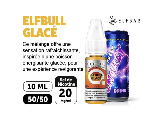 ELFLIQ  ELFBULL GLACE   10ML 20MG