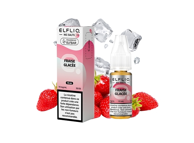 ELFLIQ FRAISE GLACEE 10ML 10MG