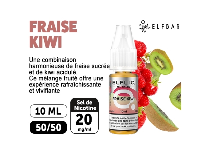 ELFLIQ FRAISE KIWI 10ML 20MG