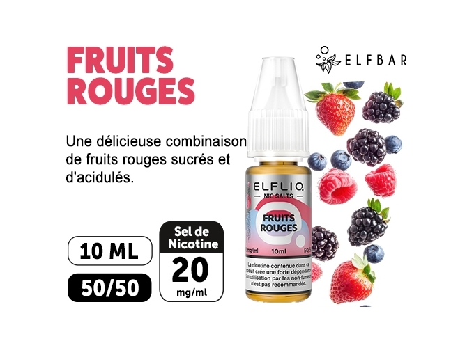 ELFLIQ FRUITS ROUGES 10ML 20MG