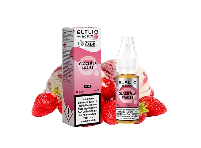 ELFLIQ  GLACE A LA FRAISE  10ML 10MG