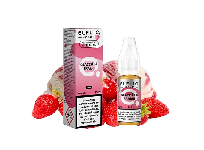 ELFLIQ  GLACE A LA FRAISE  10ML 20MG