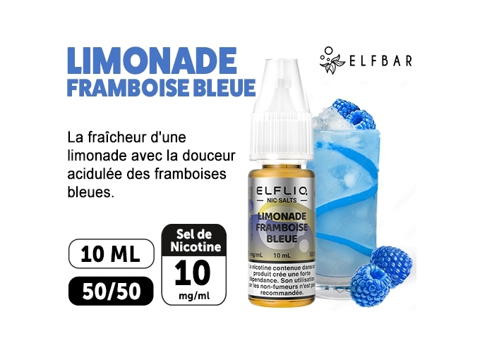ELFLIQ  LIMONADE FRAMBOISE 10ML 10MG