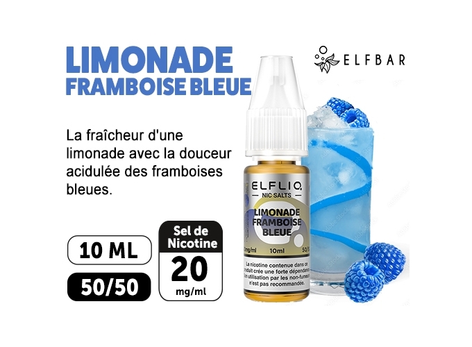 ELFLIQ  LIMONADE FRAMBOISE 10ML 20MG
