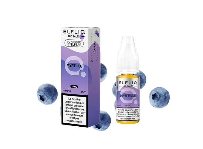 ELFLIQ  MYRTILLE  10ML 10MG