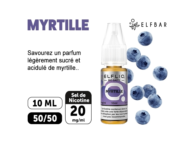 ELFLIQ  MYRTILLE  10ML 20MG
