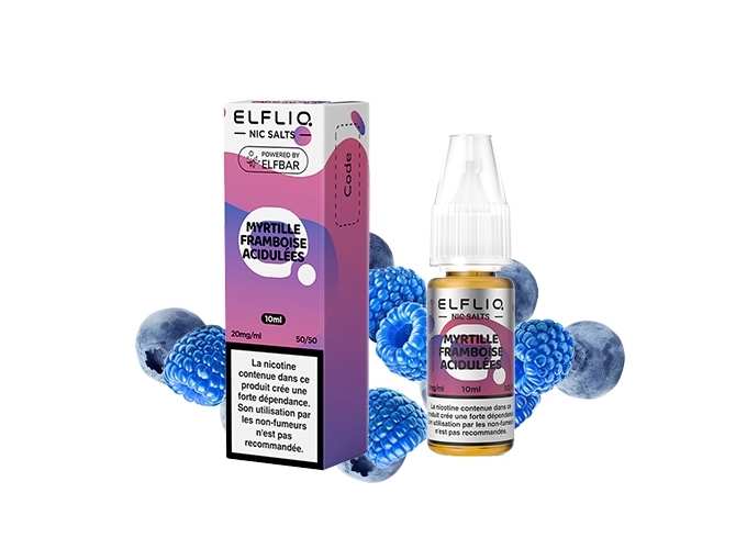 ELFLIQ  MYRTILLE FRAMBOISE 10ML 20MG
