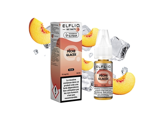 ELFLIQ  PECHE GLACÉE 10ML 10MG
