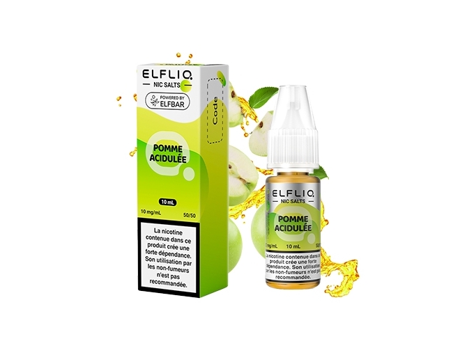 ELFLIQ  POMME ACIDULE   10ML 10MG
