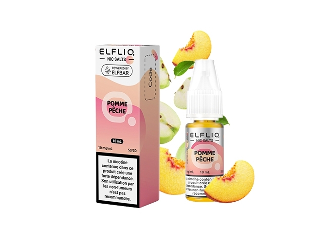 ELFLIQ POMME PECHE 10ML 10MG