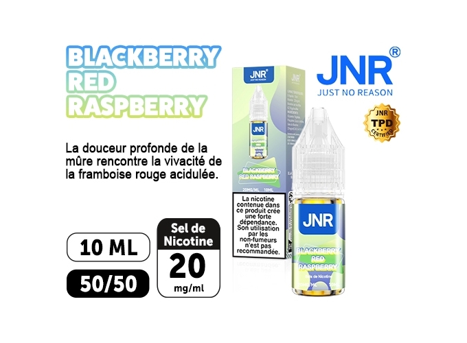 ELIQUIDE 10 ML JNR BLACKBERRY RED RASPBERRY  20 MG
