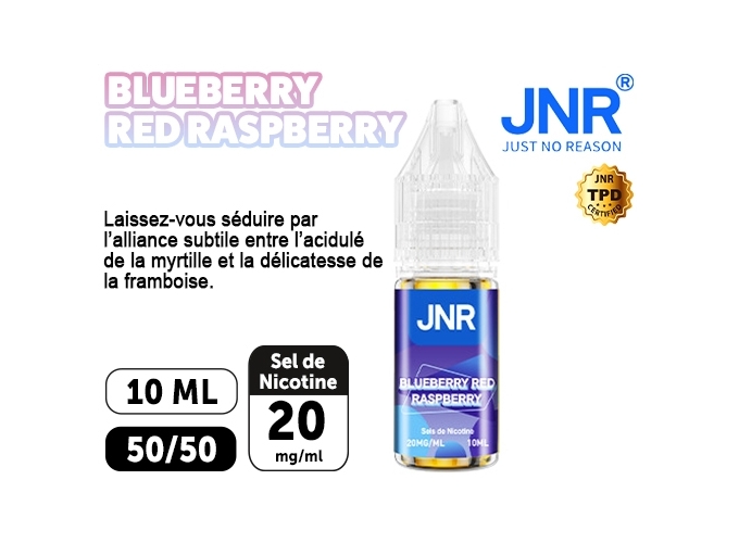 ELIQUIDE 10 ML JNR BLUBERRY RED RASPBERRY  20 MG