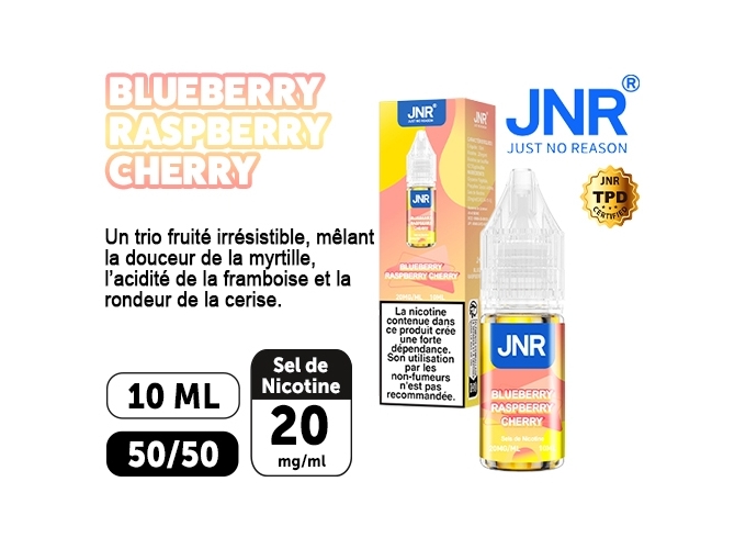 ELIQUIDE 10 ML JNR BLUEBERRY RASPBERRY CHERR 20 MG