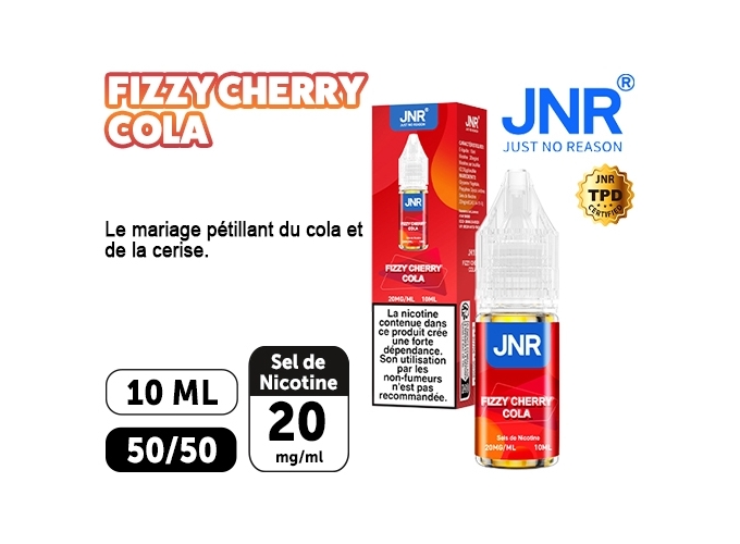 ELIQUIDE 10 ML JNR FIZZY CHERRY COLA 20 MG