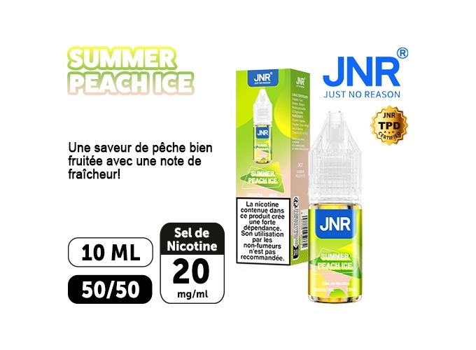ELIQUIDE 10 ML JNR SUMMER PEACH ICE 20 MG