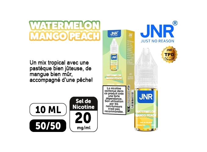 ELIQUIDE 10 ML JNR WATERMELON MANGO PEACH 20 MG