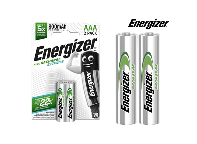 ENERGIZER BLIST. 2 ACCUS R3-AAA NiMH 800 mAh (12)