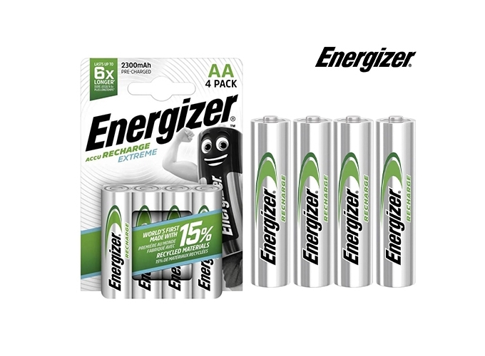 ENERGIZER * BLISTER 4 ACCUS R6 NiMH 2300 mAh (12)