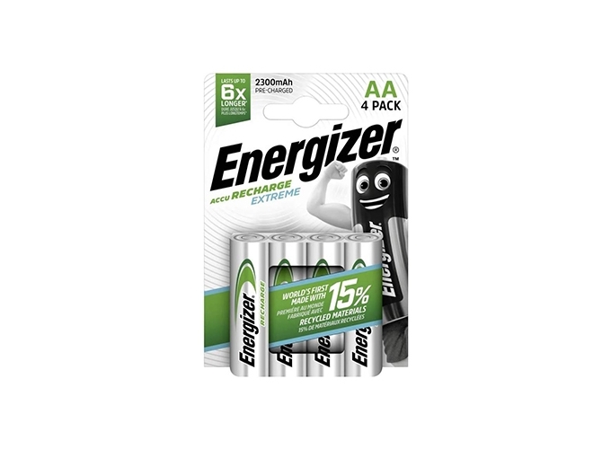ENERGIZER * BLISTER 4 ACCUS R6 NiMH 2300 mAh (12)