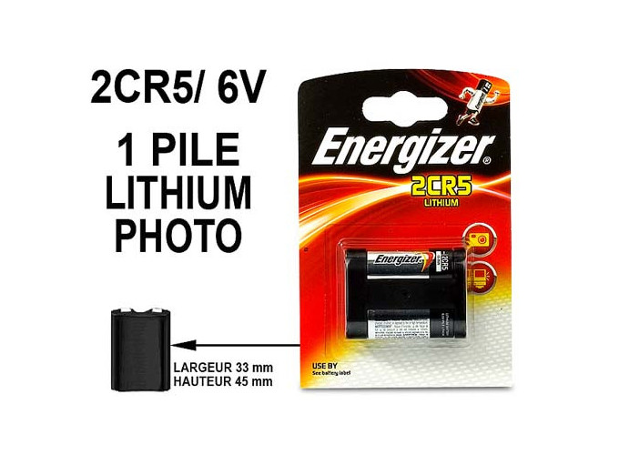 ENERGIZER   PILE 2CR5 LITHIUM 6V (6)