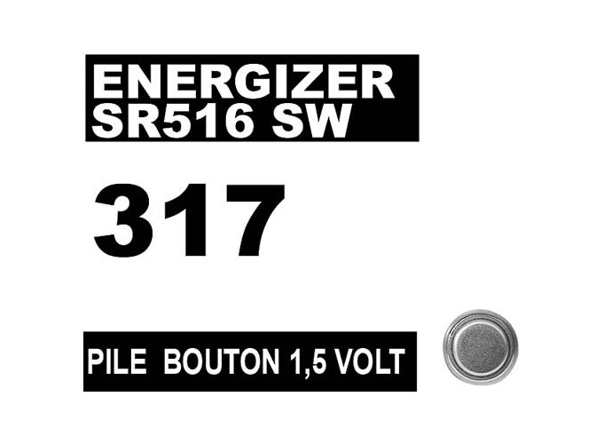 ENERGIZER PILE 317 SR62 1,5V (10)