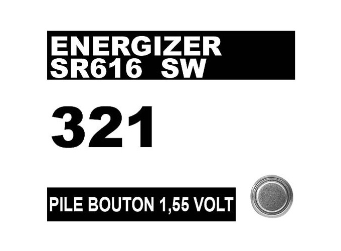 ENERGIZER PILE 321 SR616 1,5V (10)