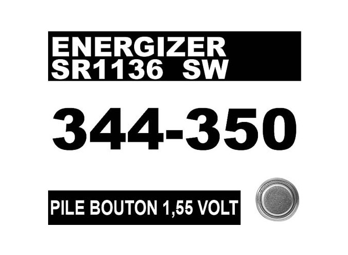 ENERGIZER PILE 344 350   1,5V (10)