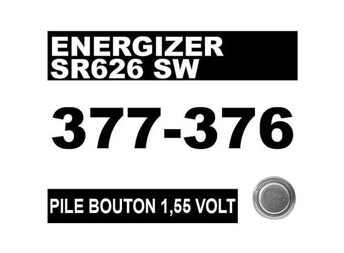 ENERGIZER PILE 377 SR66 1,5V (10)