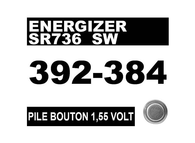 ENERGIZER PILE 392-SR LR41   384-SR736SW 1,55V(10)