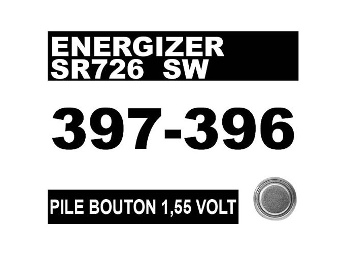 ENERGIZER PILE 397 SR59 - 396 SR59 1,5V (10)