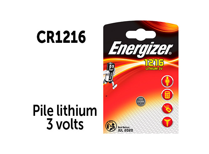 ENERGIZER   PILE CR1216 LITHIUM 3V (10)