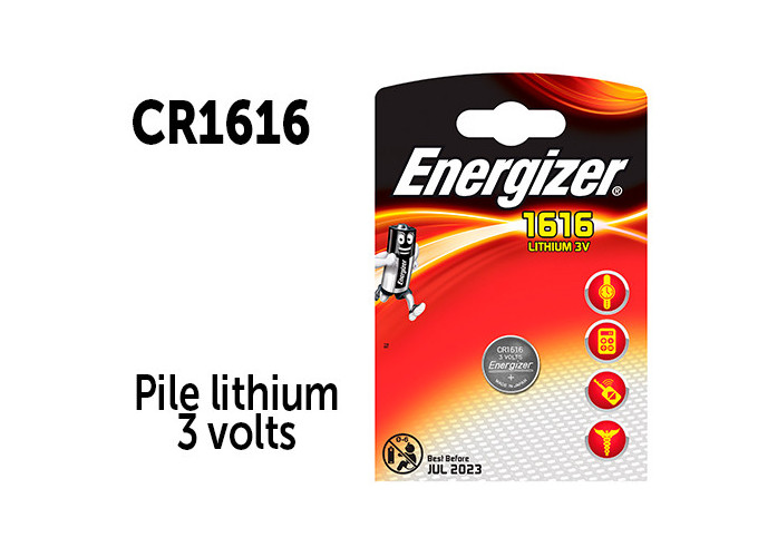 ENERGIZER   PILE CR1616 LITHIUM 3V (10)