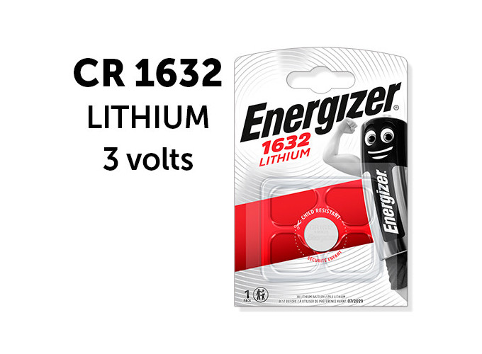 ENERGIZER   PILE CR1632 LITHIUM 3V (10)