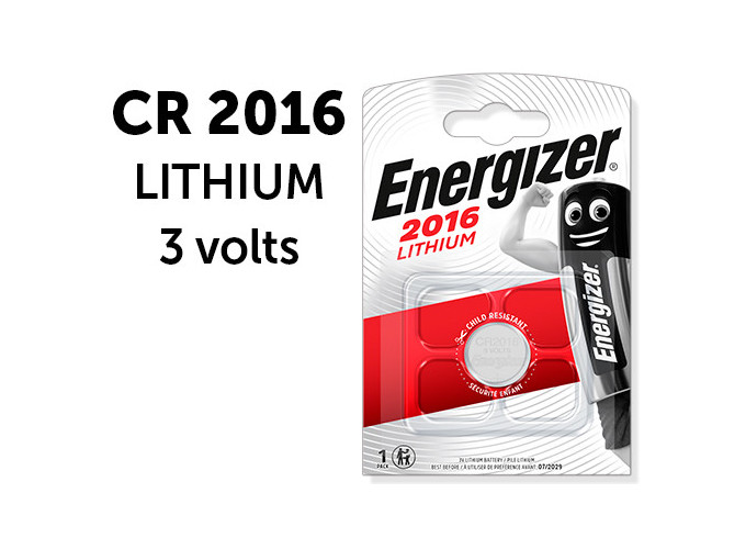ENERGIZER   PILE CR2016 LITHIUM 3V (10)