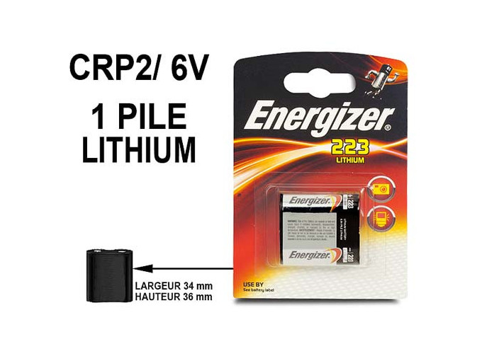 ENERGIZER   PILE CRP2 LITHIUM 6V (6)