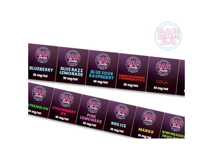 ETIQUETTES BAR SALT AVANT ARRIERE VAMPIRE VAP