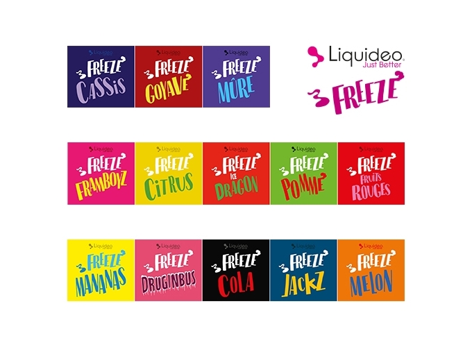 ETIQUETTES LIQUIDEO FREEZE 50 ML COLONNE