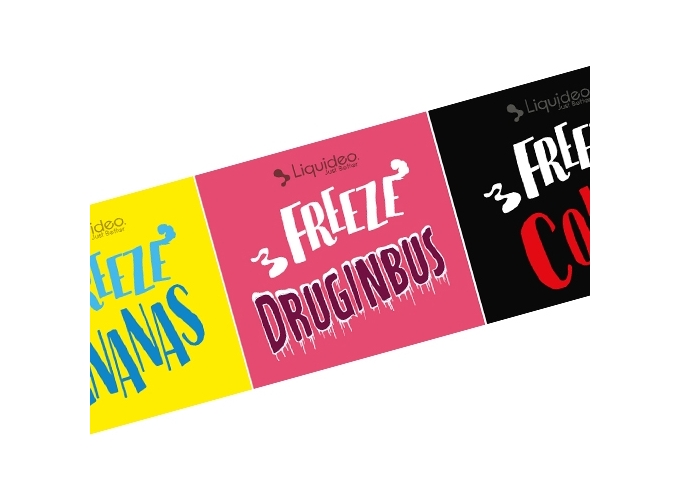 ETIQUETTES LIQUIDEO FREEZE 50 ML COLONNE