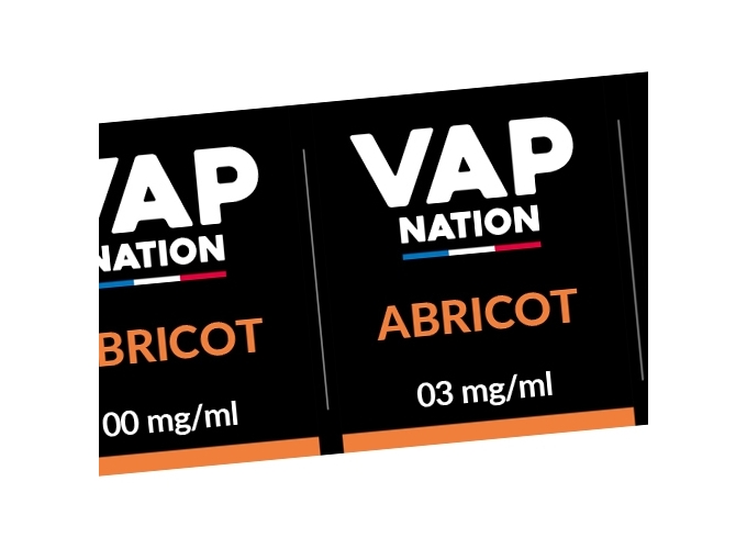 ETIQUETTES VAP NATION 10 ML 43 SAVEURS AVANT