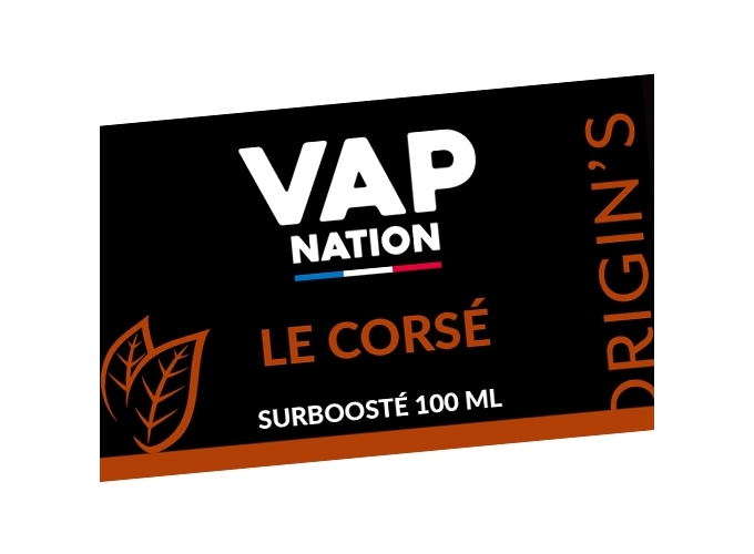 ETIQUETTES VAP NATION 100 ML 43 SAVEURS ARRIERE