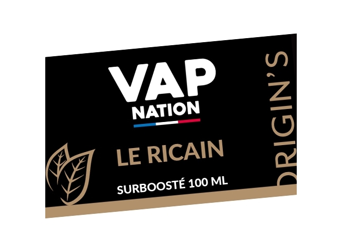 ETIQUETTES VAP NATION 100 ML 43 SAVEURS AVANT