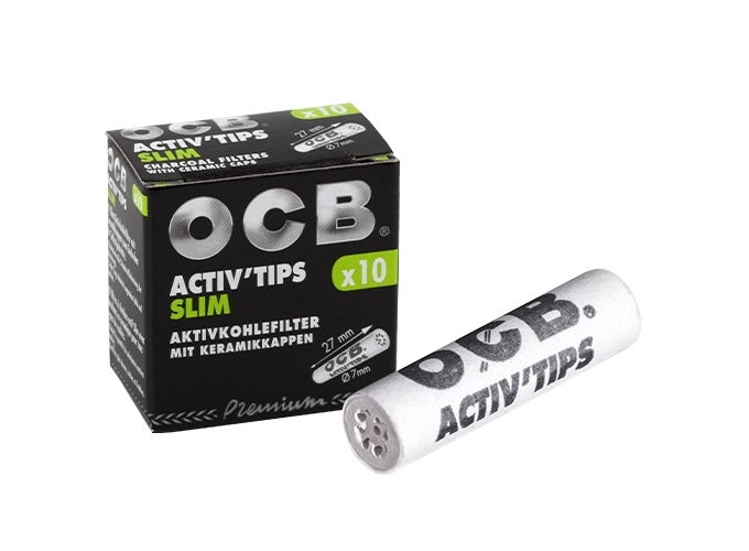 ETUI 10 FILTRES OCB CHARBON 7mm (BTE 20)