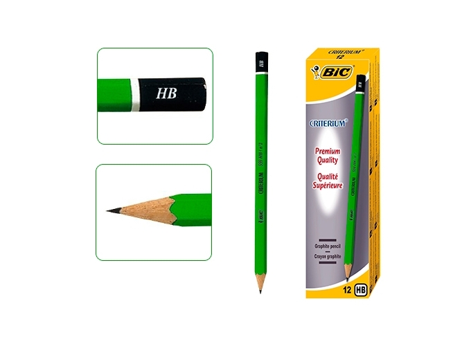 ETUI 12 CRAYONS CRITERIUM 550 HB (1)