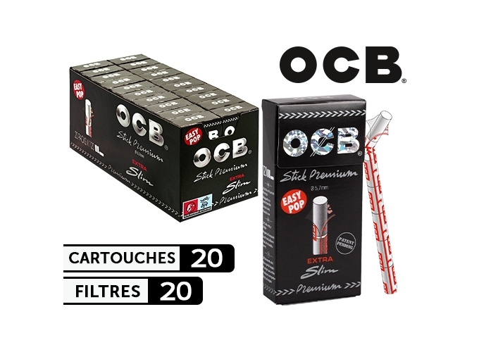 ETUI 20 STICKS 6 BOUTS FILTRE OCB PREMIUM (20)