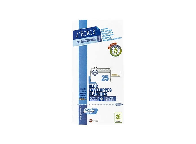 ETUI 25 ENV. 110X220 90GR COD'EXPRESS S C (BTE.40)