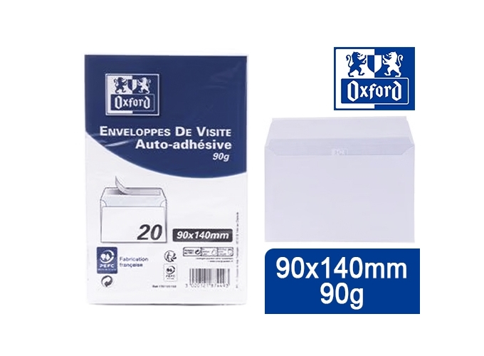 ETUI CELLO 20 ENV. VISITE AUTOC. 90X140 (25)