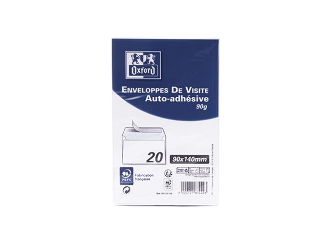 ETUI CELLO 20 ENV. VISITE AUTOC. 90X140 (25)