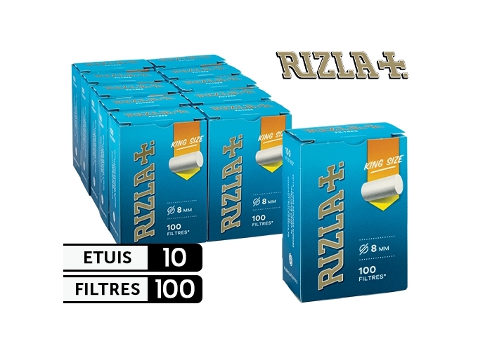 ETUI DE 100 BOUTS FILTRES 8 mm RIZLA  (10)
