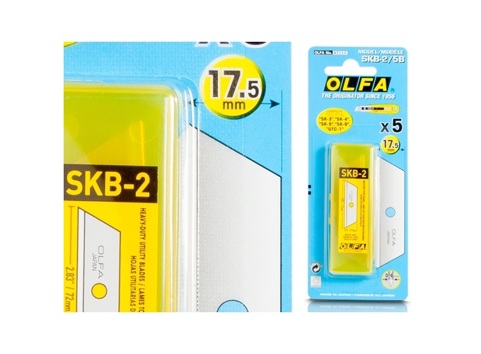 ETUI DE 5 LAMES DE RECHANGES SKB-2 (STK)